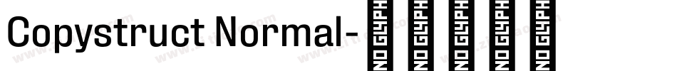 Copystruct Normal字体转换